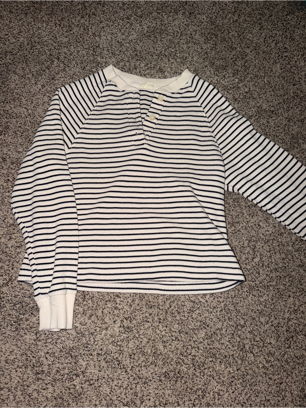Women's Navy & White Striped Levi’s Sweater
